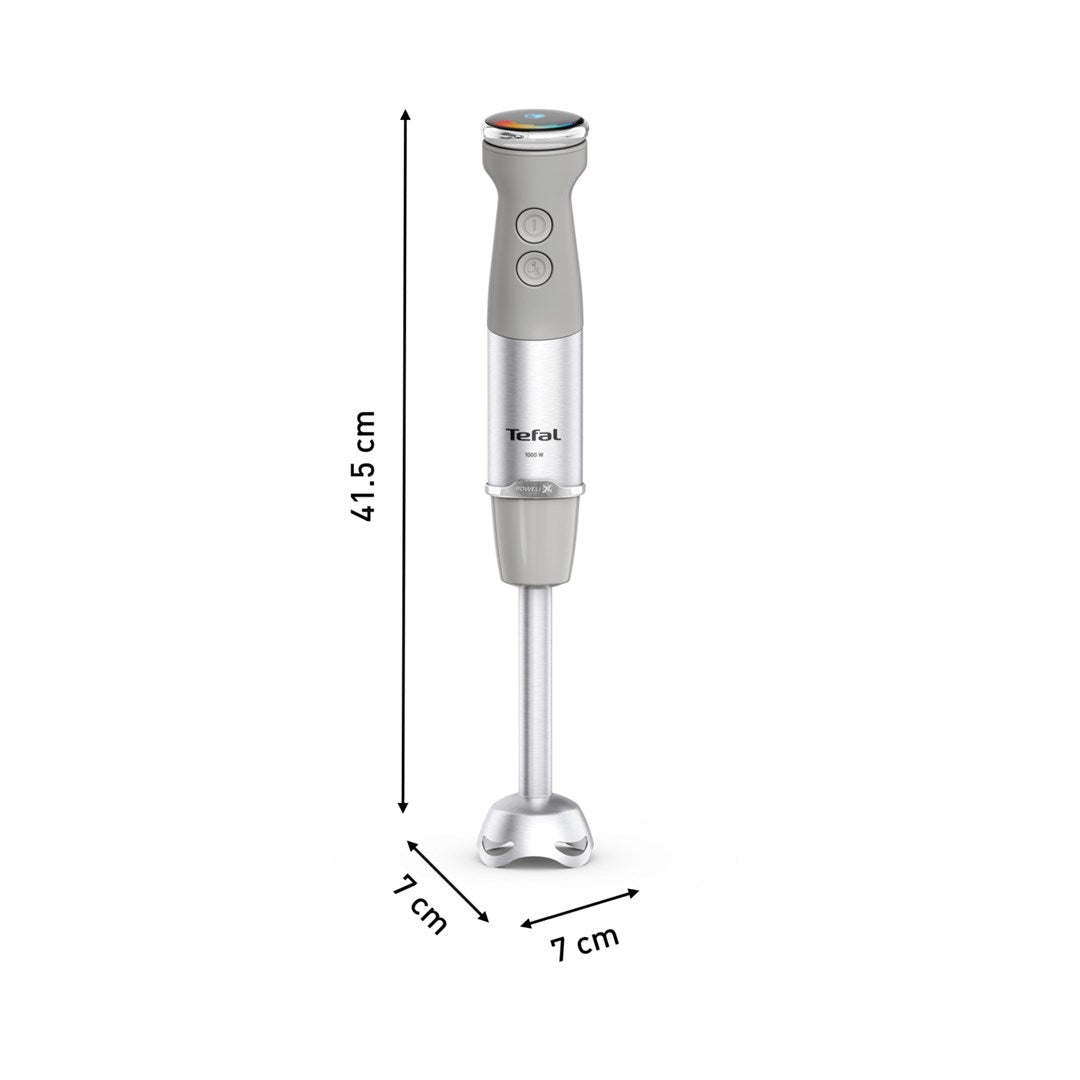 Tefal Quickchef+ HB673B30 blender Immersion blender 1000 W Grey  Stainless steel