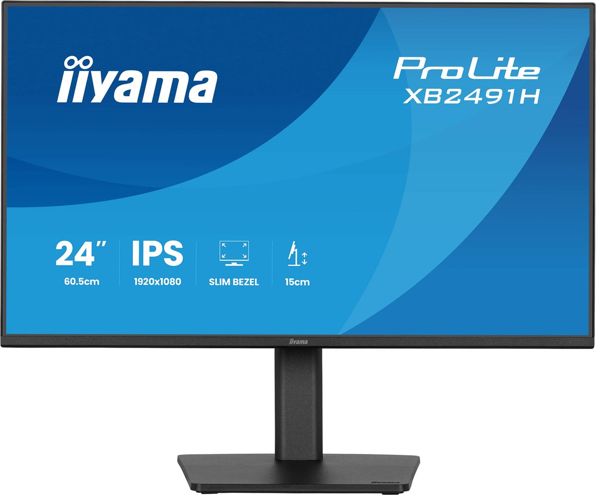 IIYAMA Computer Monitor 23.8 inch Full HD 1920 x 1080 IPS XB2491H-B1