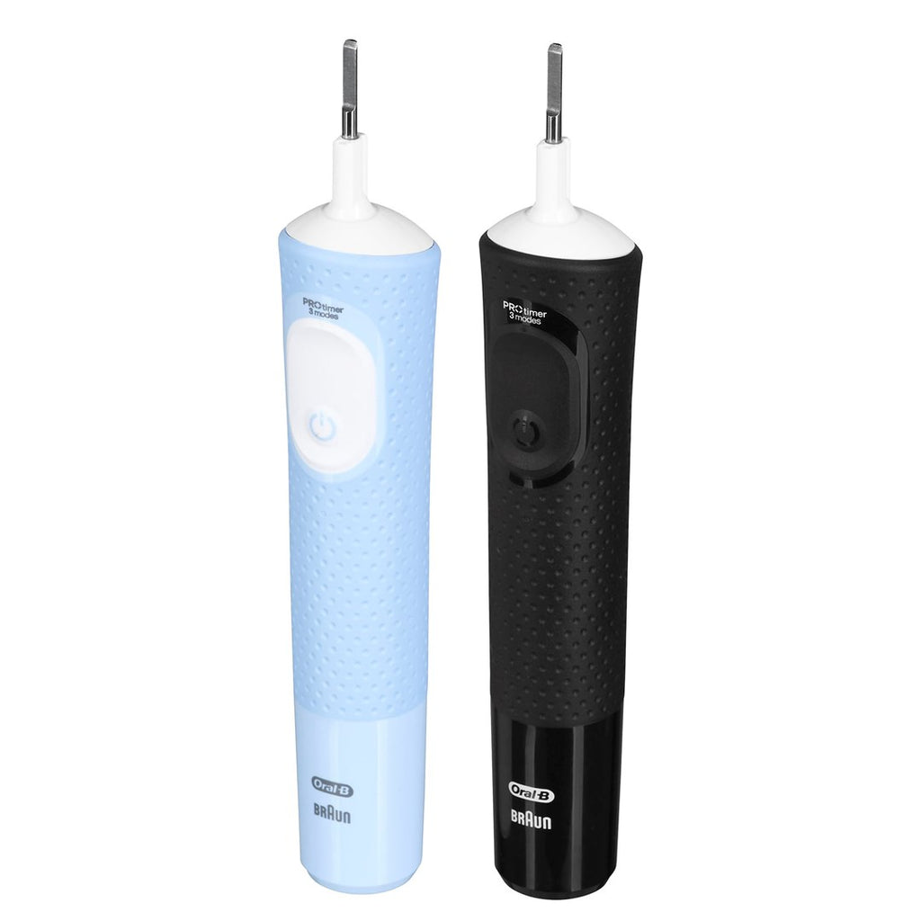 Braun Oral-B Vitality Pro D103 Duo Electric Toothbrush - Black/Lilac Violet