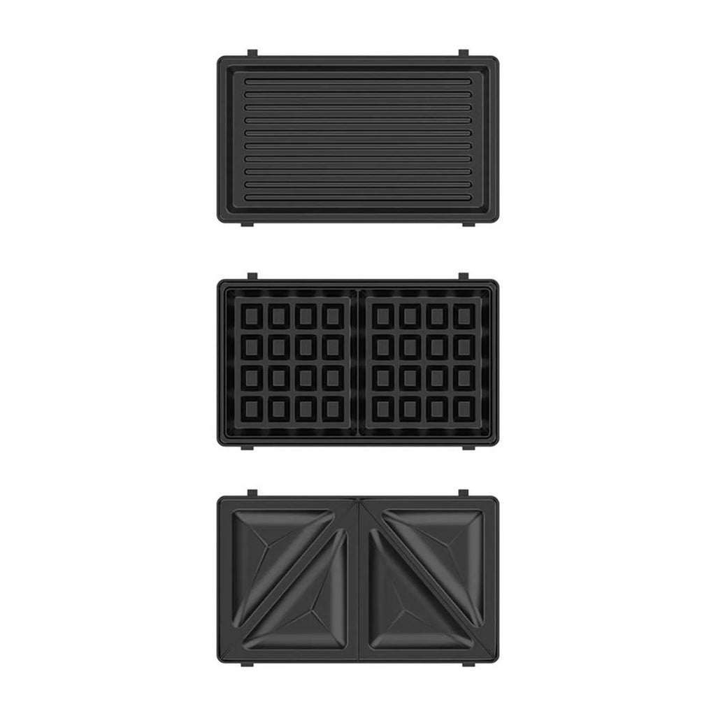Black+Decker BXSA754E Toaster with 3 interchangeable plates