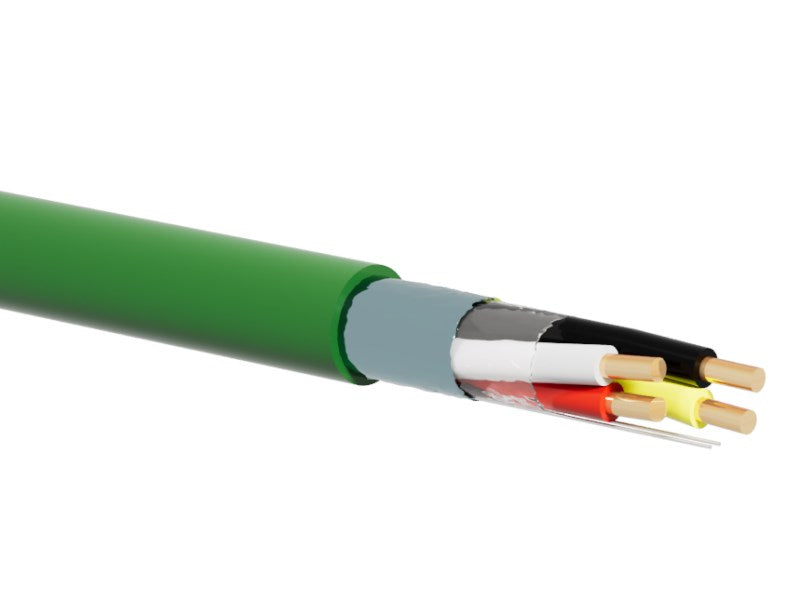 Kabel sterowniczy KNX / BUS EIB  J-2Y(St)H 2x2x0.8  LSOH Dca  500m  zielony ALANTEC