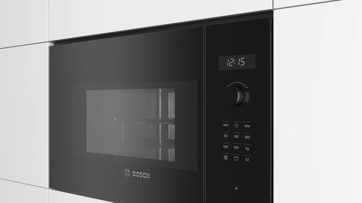 Bosch Combination Microwave Oven 900W Integrated 25L Black Stainless Steel BEL554MB0