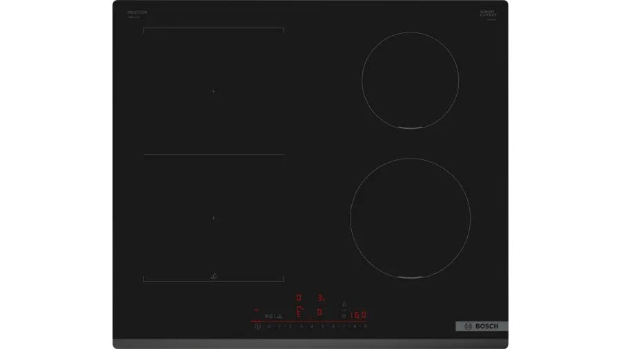 Bosch Serie 6 Induction Hob 59.2 cm 4 Zones Black PVS631HC1E