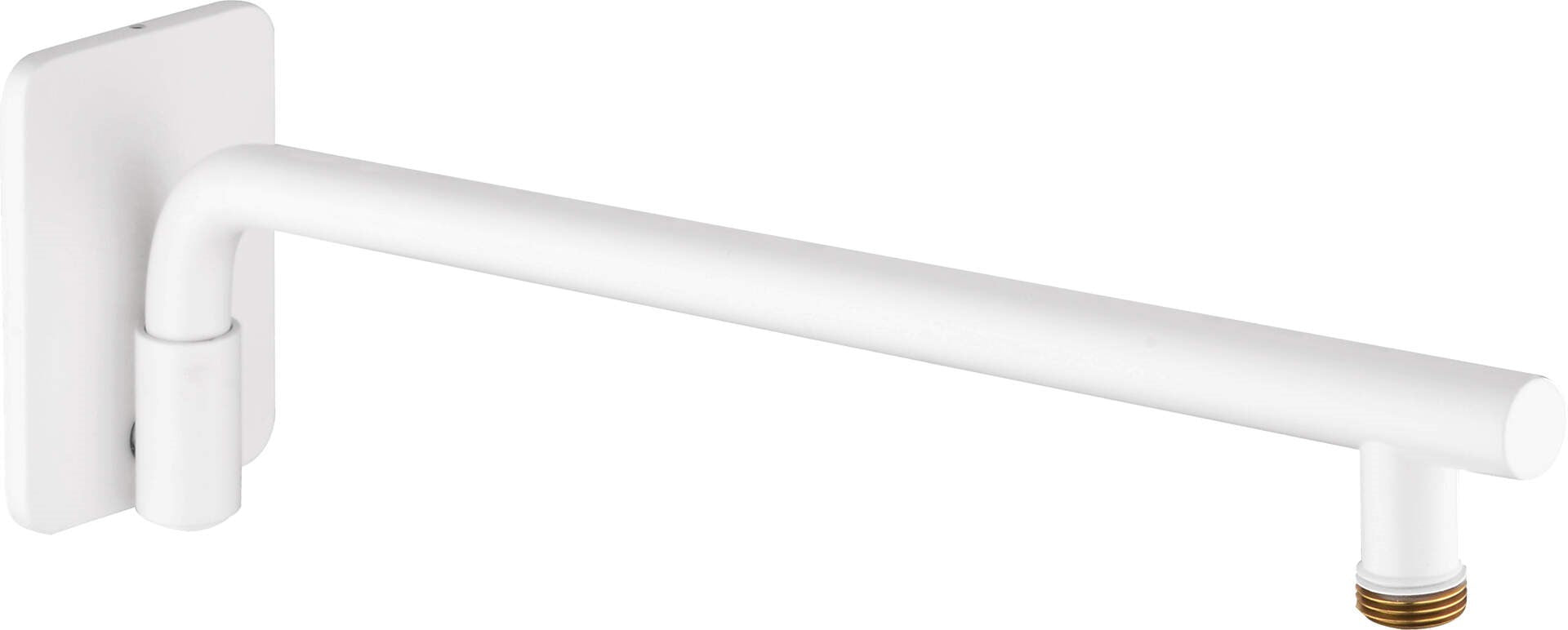 Wall-mounted movable shower spout - 400 mm