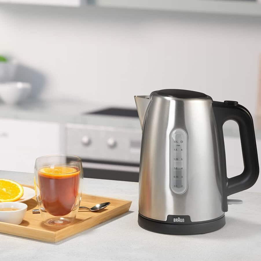 Braun WK 1500 Kettle 1.7 L 2200W Black - Stainless Steel (0X21010067)