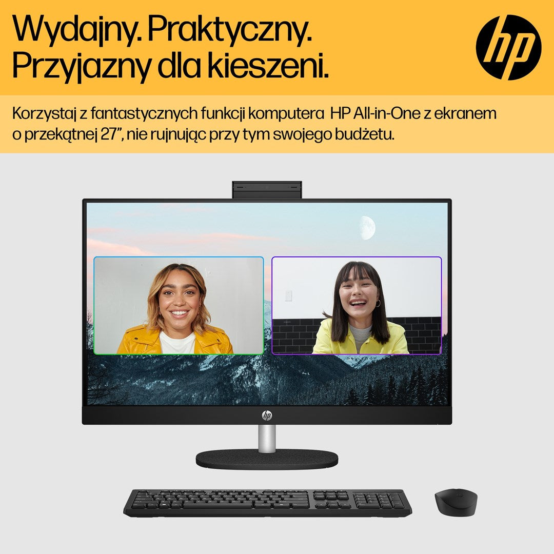 Hewlett-Packard All-in-One PC AMD Ryzen™ 7 7730U 16GB DDR4 512GB SSD 27" 1920 x 1080 9L736EA