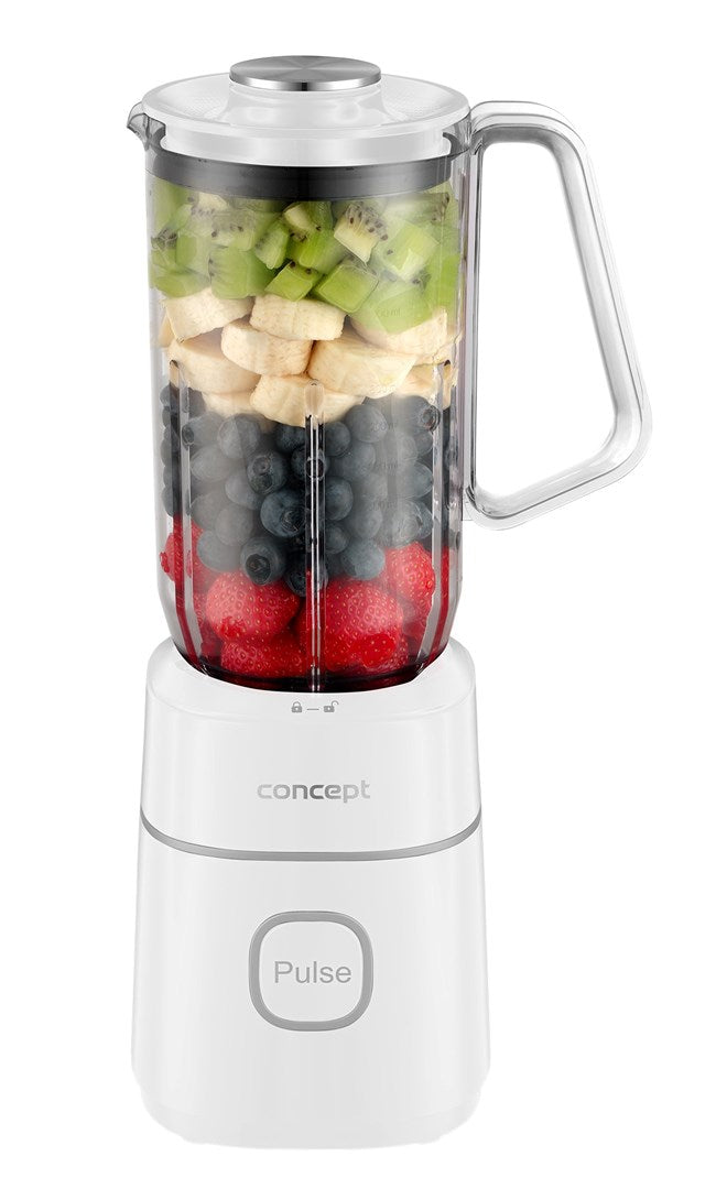 CONCEPT Cup Blender 700 W with Built-in Grinder, 1 L Pot Capacity, 2 Bottles Included, Model SM3491