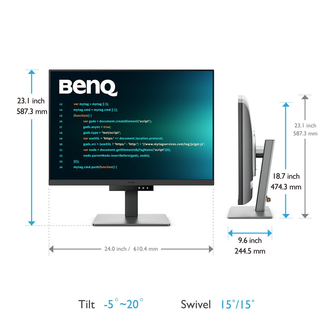 BenQ RD280U Computer Monitor 71.6 cm (28.2") 3840 x 2560 pixels 4K Ultra HD Black