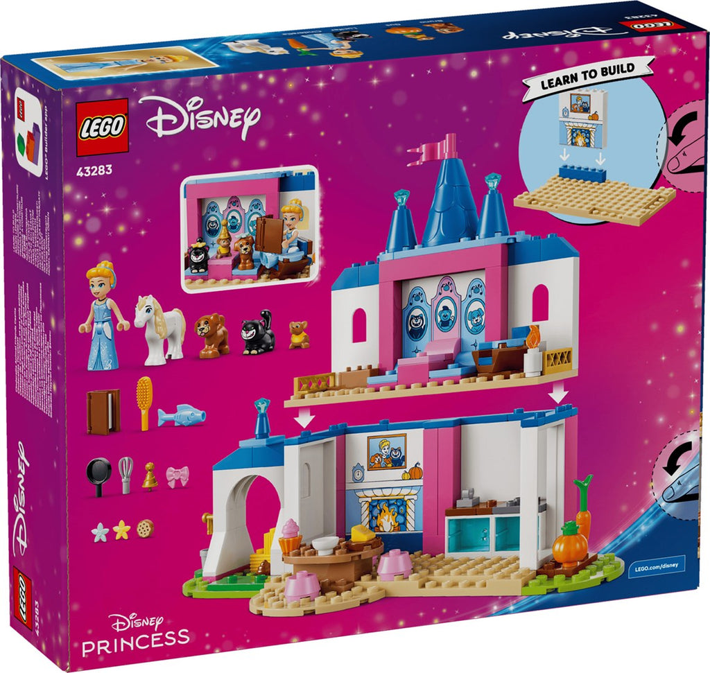 LEGO Building Blocks Cinderella Animal Friends Castle Set 43283 - 149 Pieces, 1 Minifigure