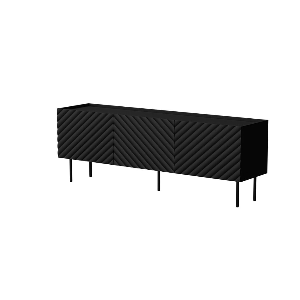 Cama LUCCA 3D TV Cabinet 165x40x59 Black
