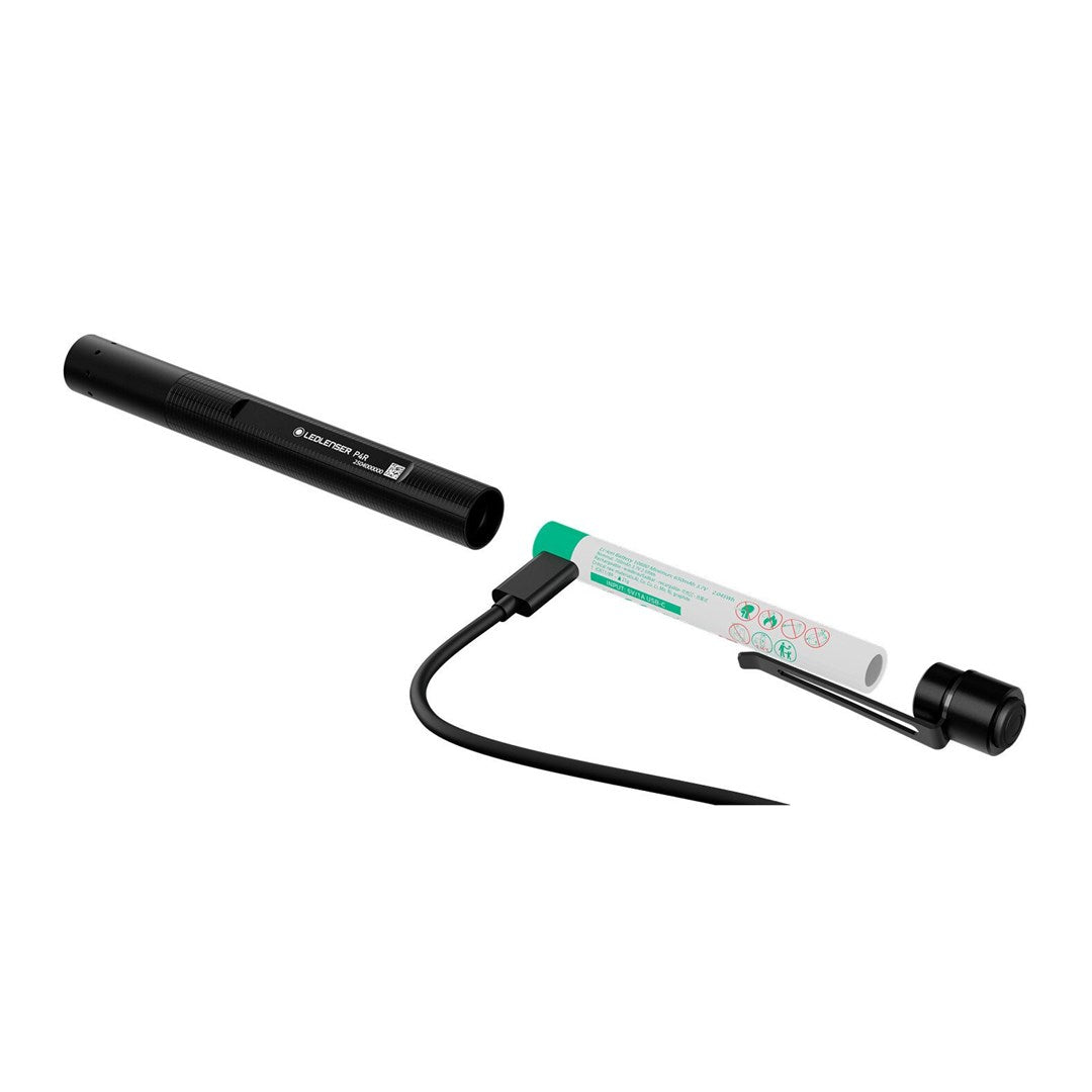 Ledlenser P2R Black Penlight LED 200 lm, 90 m, Rechargeable, IP54
