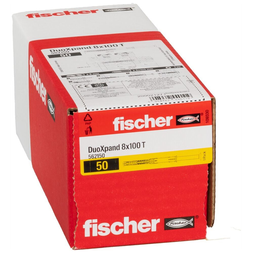 fischer Screw Anchor 50 pcs Expansion 100 mm 1826396