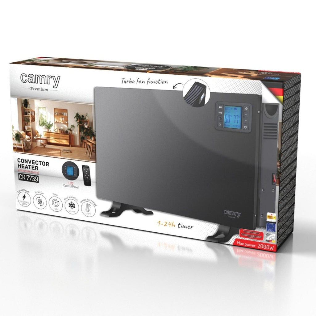 Camry Convection Fan Heater CR 7739 with Remote Control 2000 W
