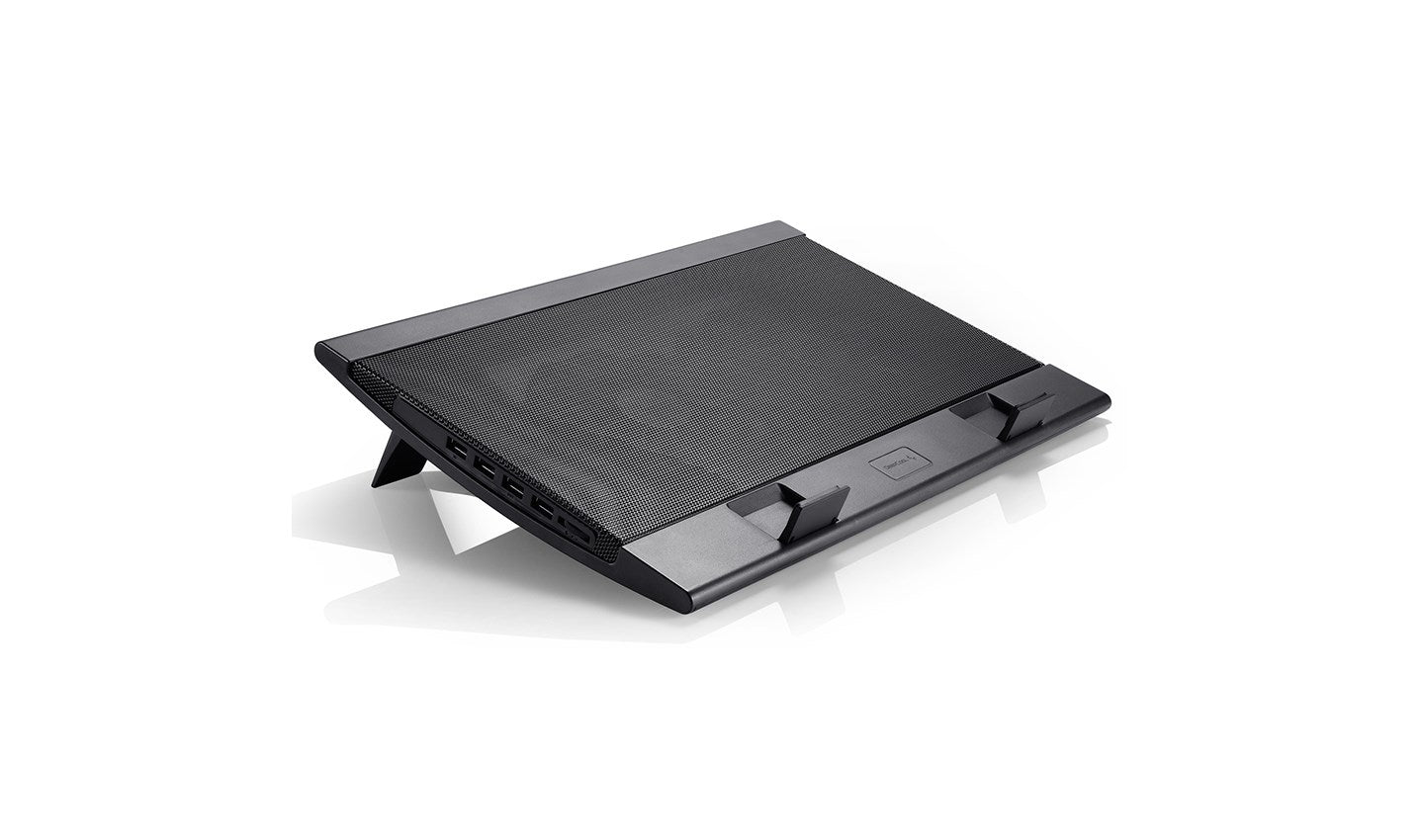 Deepcool Laptop-Kühler Wind Pal FS, schlank, portabel, hohe Leistung, zwei 140-mm-Lüfter, 2 xUSB-Hub, bis 17 "382x262x46mm (WINDPAL FS)