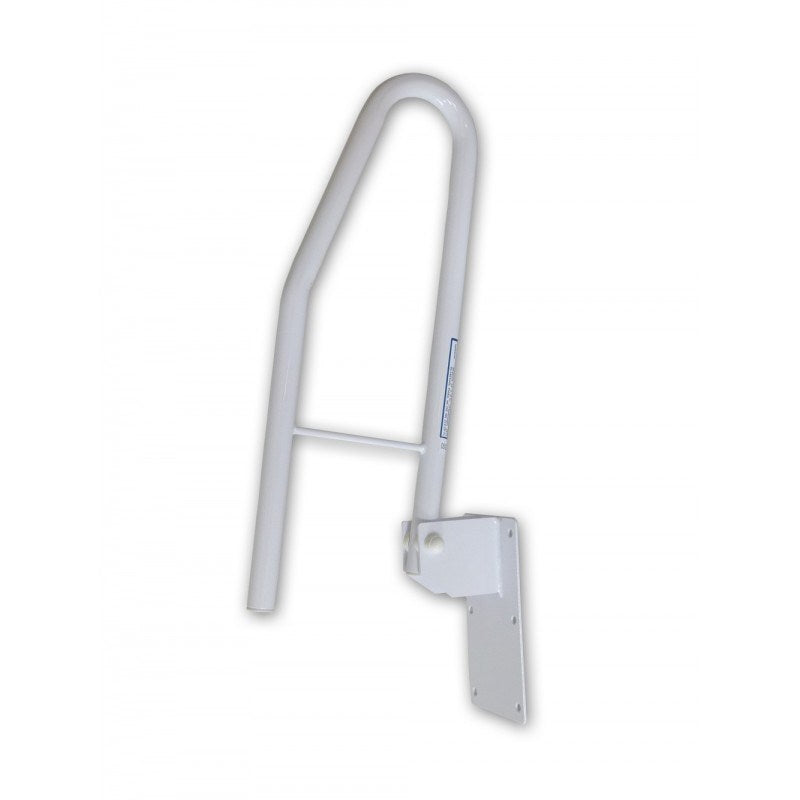 Mobilex Tiltable Bathroom Handrail, Metal, Wall-Mounted, PLU058