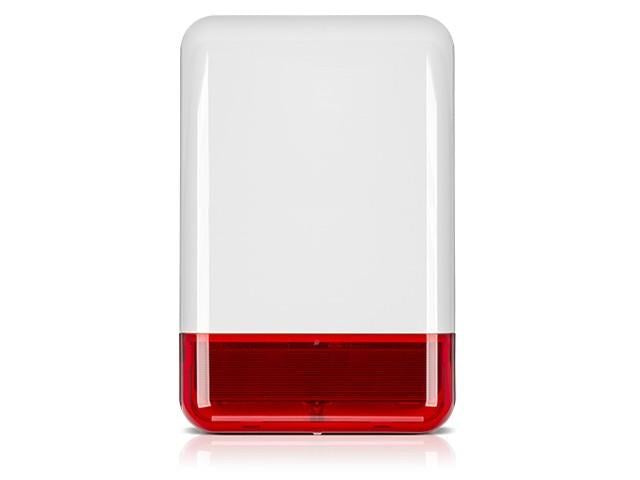 Satel SPL-2030 R Outdoor Siren Optical-Acoustic Red White