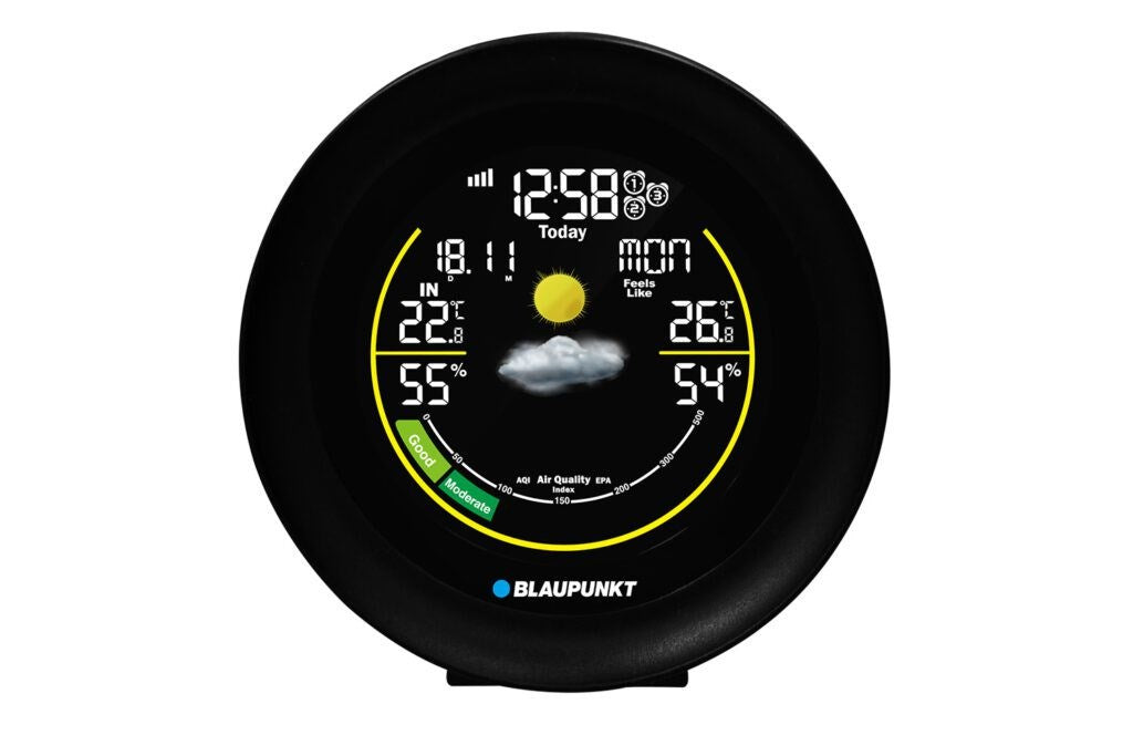 BLAUPUNKT WS35BK APP Weather Station Black