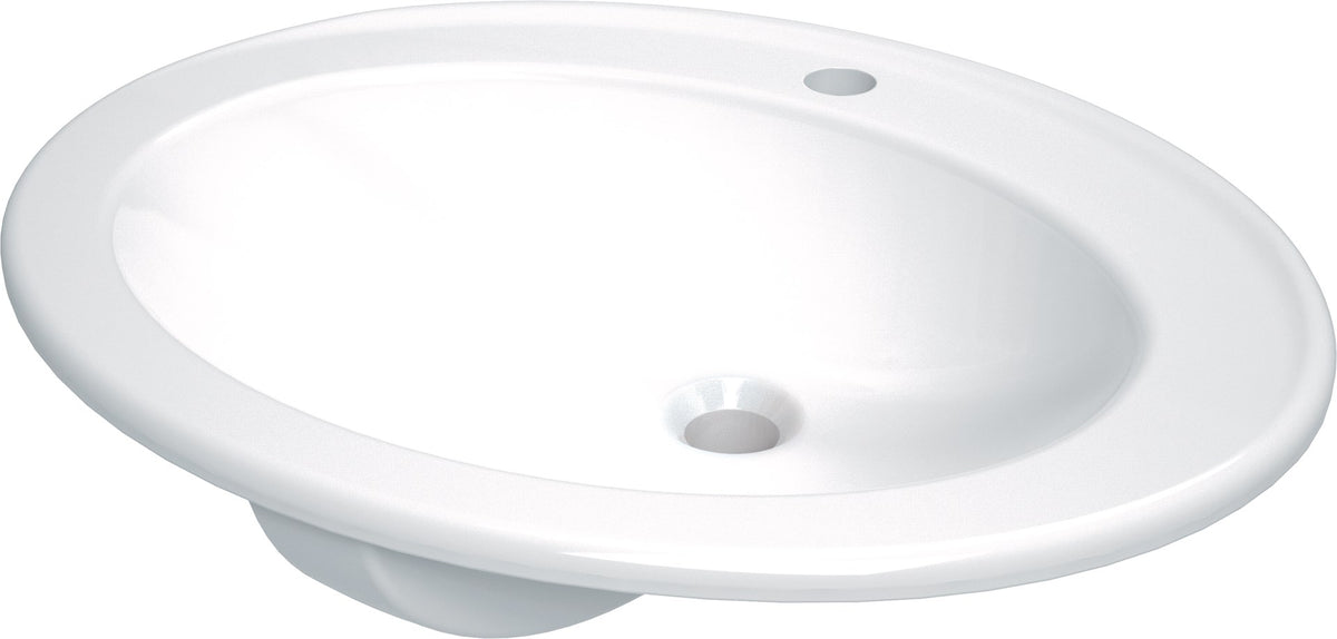 deante Ceramic Sink with Battery Space CGR_6U6B 480 mm Width 590 mm Length 240 mm Height