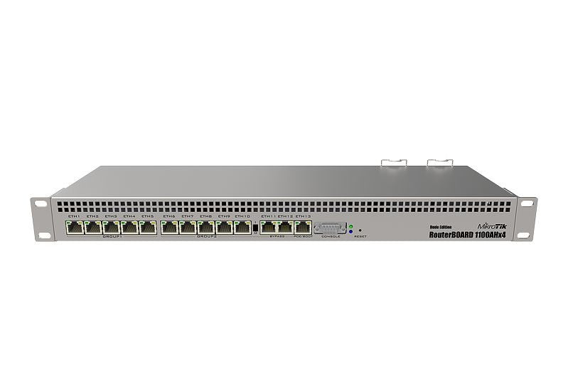 Mikrotik RB1100AHx4 Dude Edition Wired Router Silver