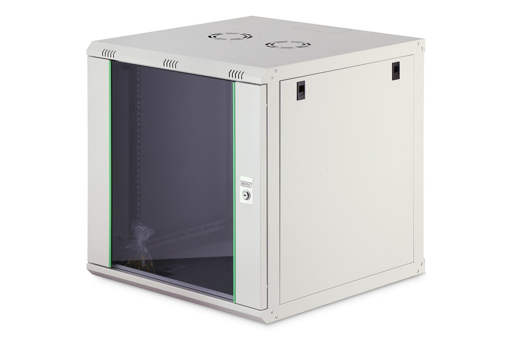 DIGITUS Wall-mounted Rack 12U 600x600 mm Grey DN-19 12U-6/6-EC