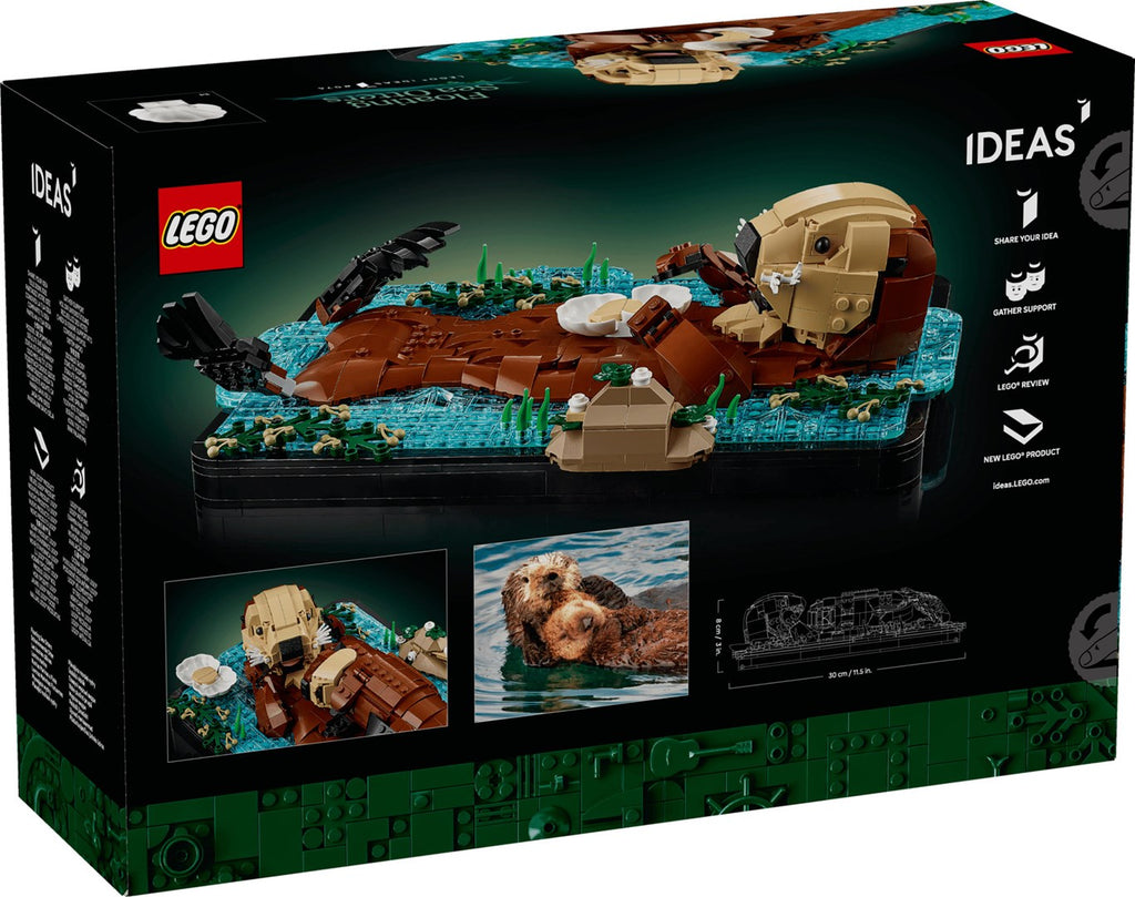 LEGO IDEAS Floating Sea Otters Craft Kit 21366 - 1234 Pieces
