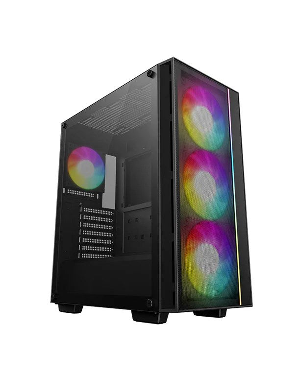 DeepCool MATREXX 55 MESH V4 C Midi Tower Black - ARGB Fans - Flexible Storage - MATREXX 55