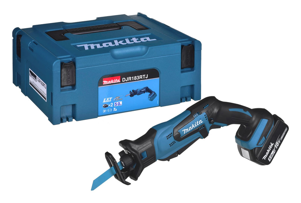 Makita DJR183RTJ Reciprocating Saw 18V with 2x5.0Ah Batteries