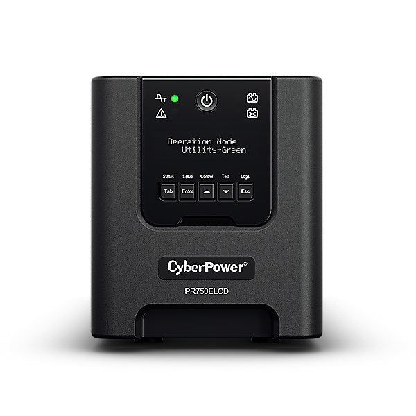 CyberPower PR750ELCD Line-Interactive UPS 0.75 kVA 675 W 6 AC Outlets