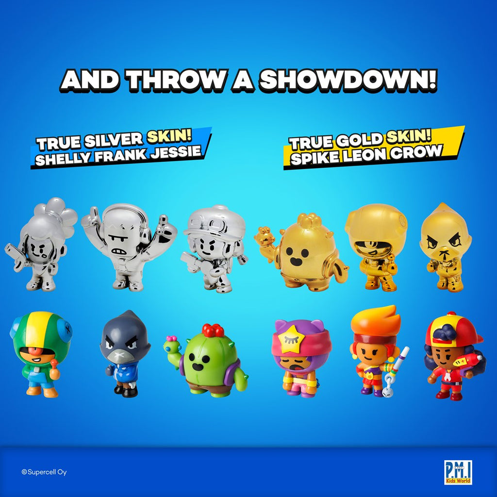 BRAWL STARS S1 Figures - 8 Pack Deluxe Box Ver. B
