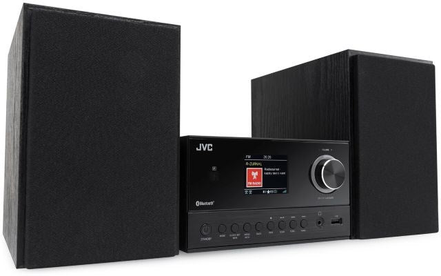 JVC UX-E225B Mini hi-fi system Black