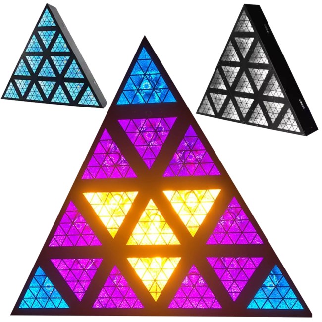 Light4Me Triangis 64x2W RGBA Lighting Effect 334x180x430 mm 5908249828377