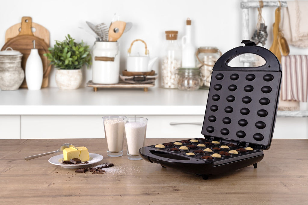 MESKO Waffle Iron 1600 W Non-Stick Black MS 3041