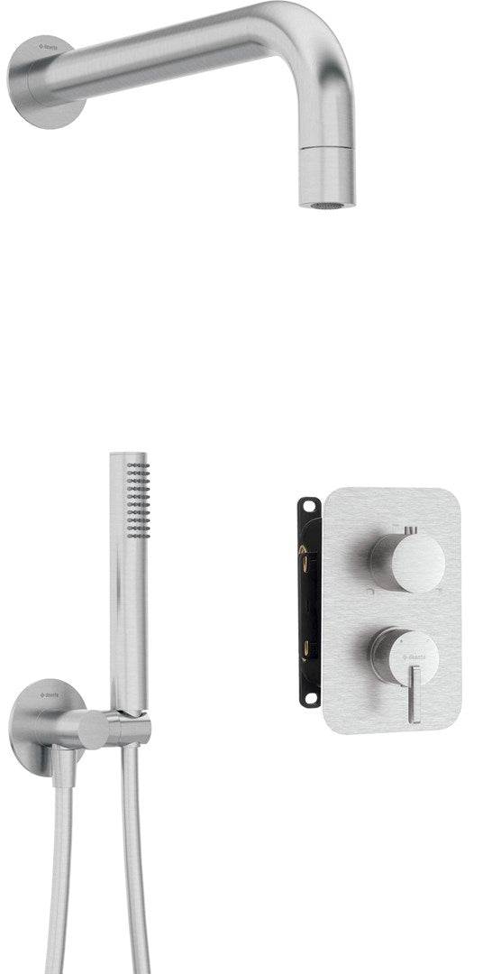 Concealed shower set with mixer BOX - with hand shower
