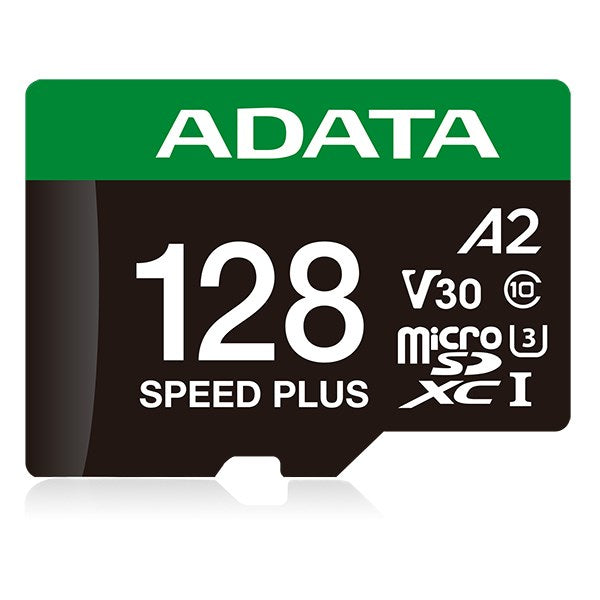 ADATA MicroSDXC Card 128 GB Class 10 UHS Speed Class 3 UD128GUI3V30A2SP-RA1