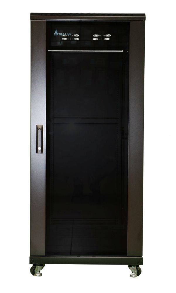 Extralink Rack Cabinet 32U 1500 kg Freestanding Black EX.11373