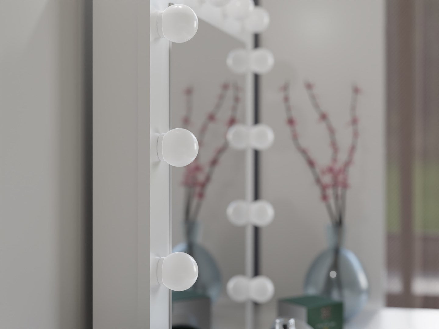 Topeshop Z.MARINA LUSTRO BIEL Vanity Set with Mirror White