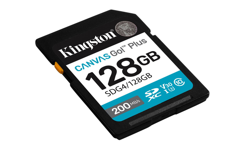 Kingston - Flash Memory Card - 128 GB - SDXC UHS-I - SDG4/128GB