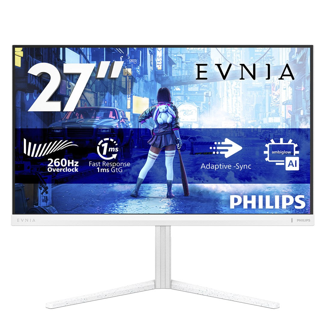 Philips Evnia 5000 27M2N5201P/00 Monitor 27" Full HD 1920x1080 LCD White Gaming