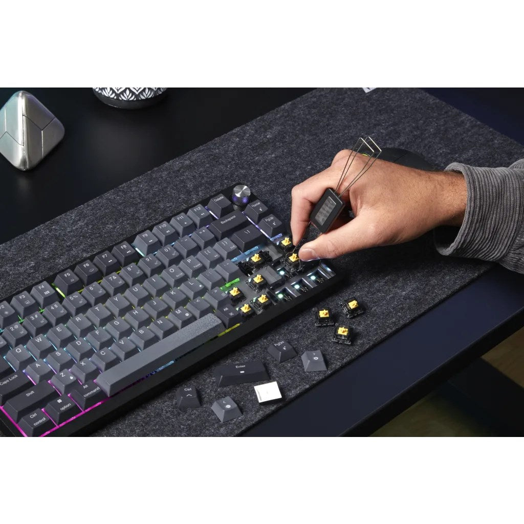 Corsair K65 PLUS WIRELESS 75% RGB Mechanical Gaming Keyboard, 1660 g, Model 33549428