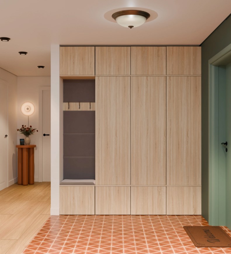 HAGA IV 3SZ1W Wardrobe – Sonoma Oak