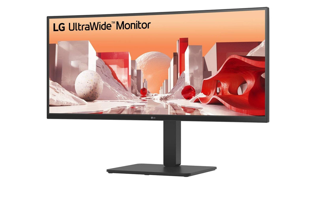 LG 34BA75QE-B Computer Monitor 34" 3440 x 1440 Wide Quad HD Black