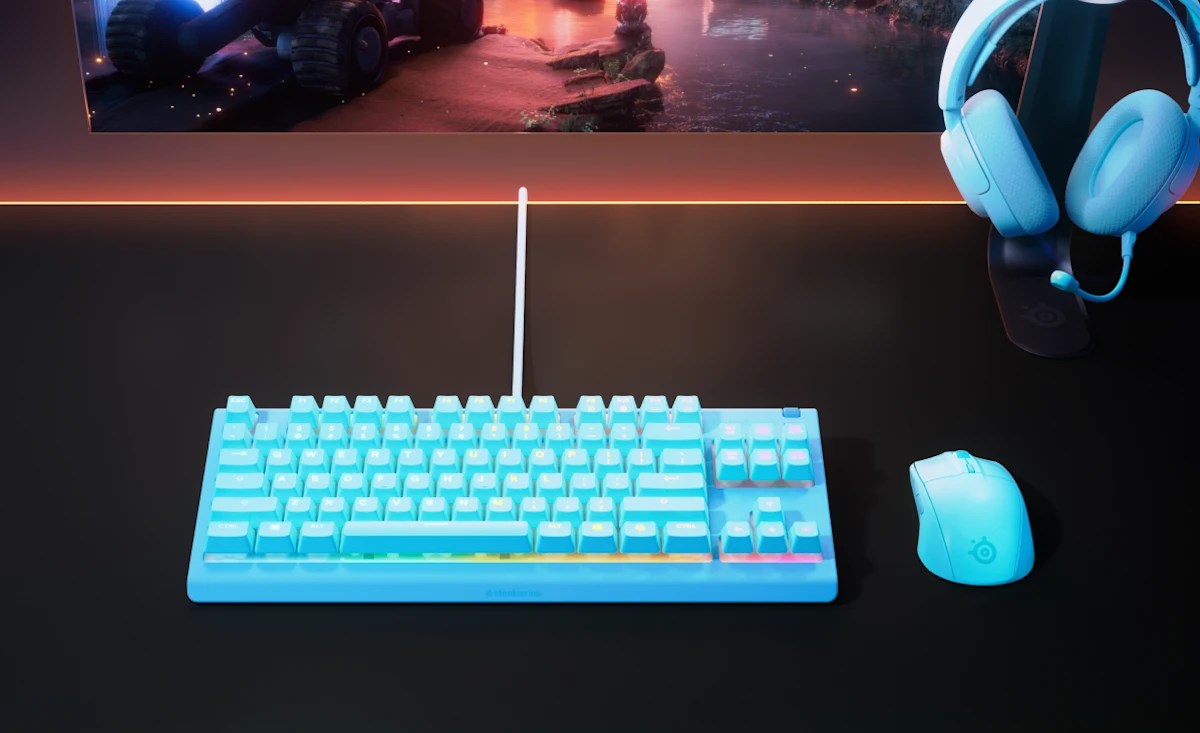 SteelSeries Apex 3 TKL US Keyboard RGB Anti-Ghosting Wired 64933