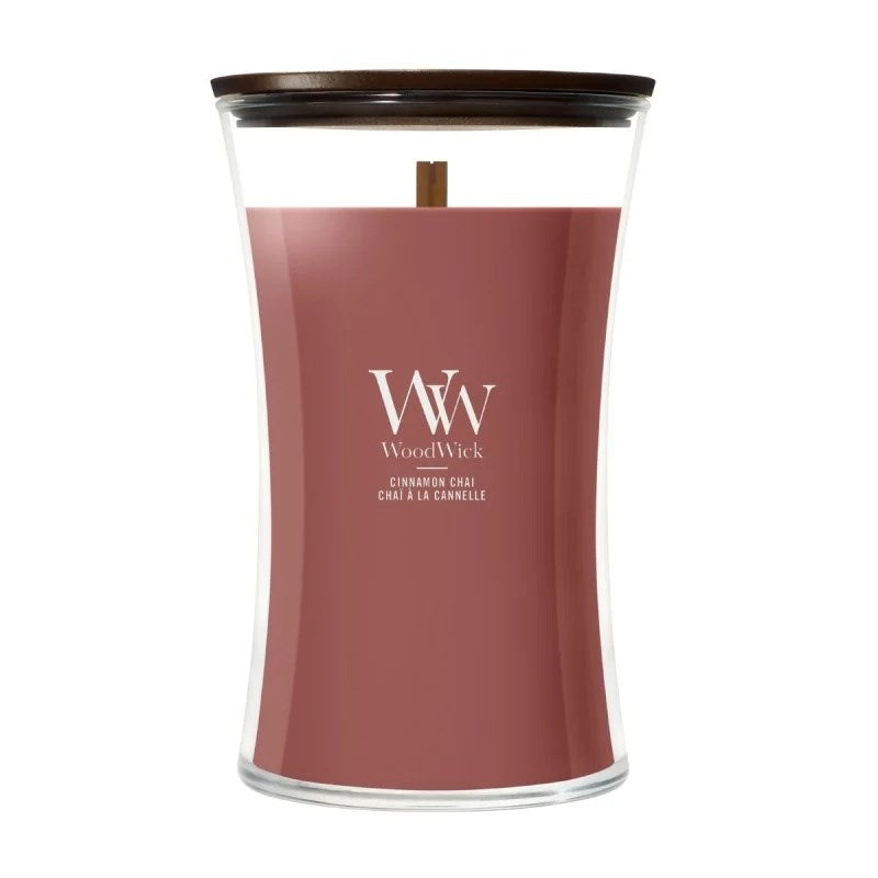 WoodWick Large Cinnamon Chai Scented Candle 609.5 g | Model: 2674242E