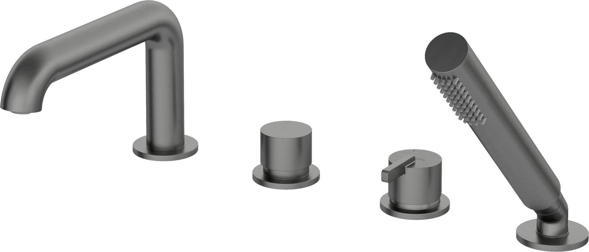 4-hole bathtub mixer with shower set