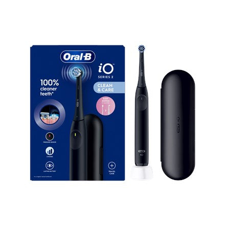 Oral-B Toothbrush 7592069 Night Black with Travel Case, Sleek Design