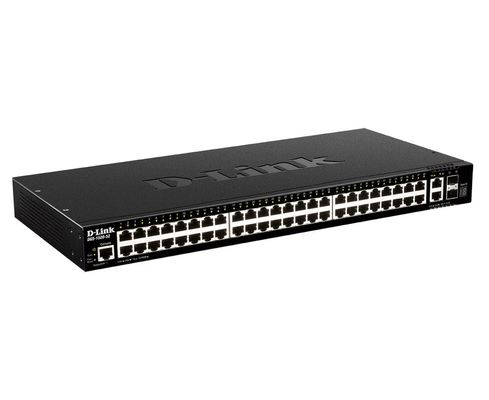 D-Link Managed L3 Network Switch 176 Gbit/s 50 Ports DGS-1520-52/E