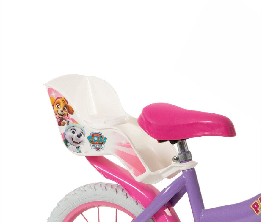 TOIMSA Children's Bike 14" Paw Patrol Purple for Girls 105-117 cm