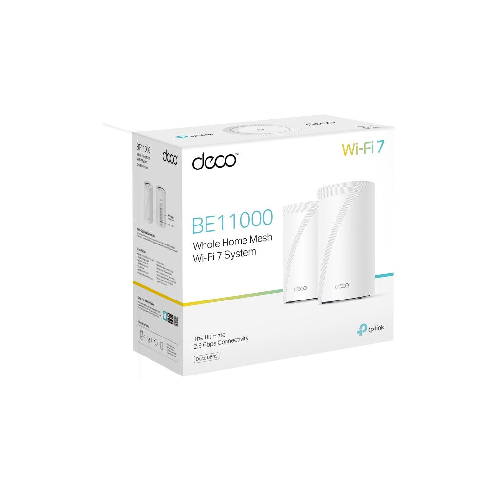Wireless Mesh Router 9300Mbps DECO BE65 (2-PACK)