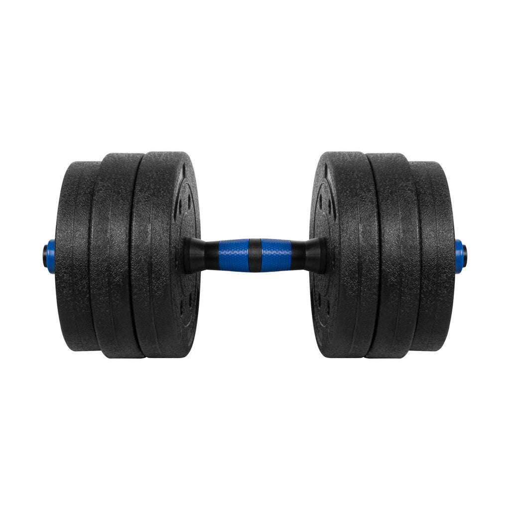 REBEL ACTIVE Adjustable Dumbbells 2x10 kg with Connector