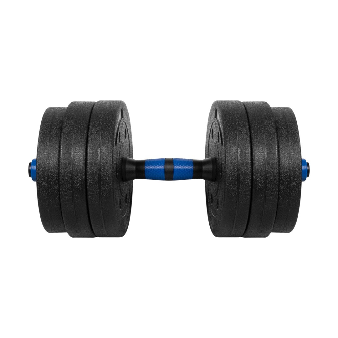 REBEL ACTIVE Adjustable Dumbbells 2x10 kg with Connector